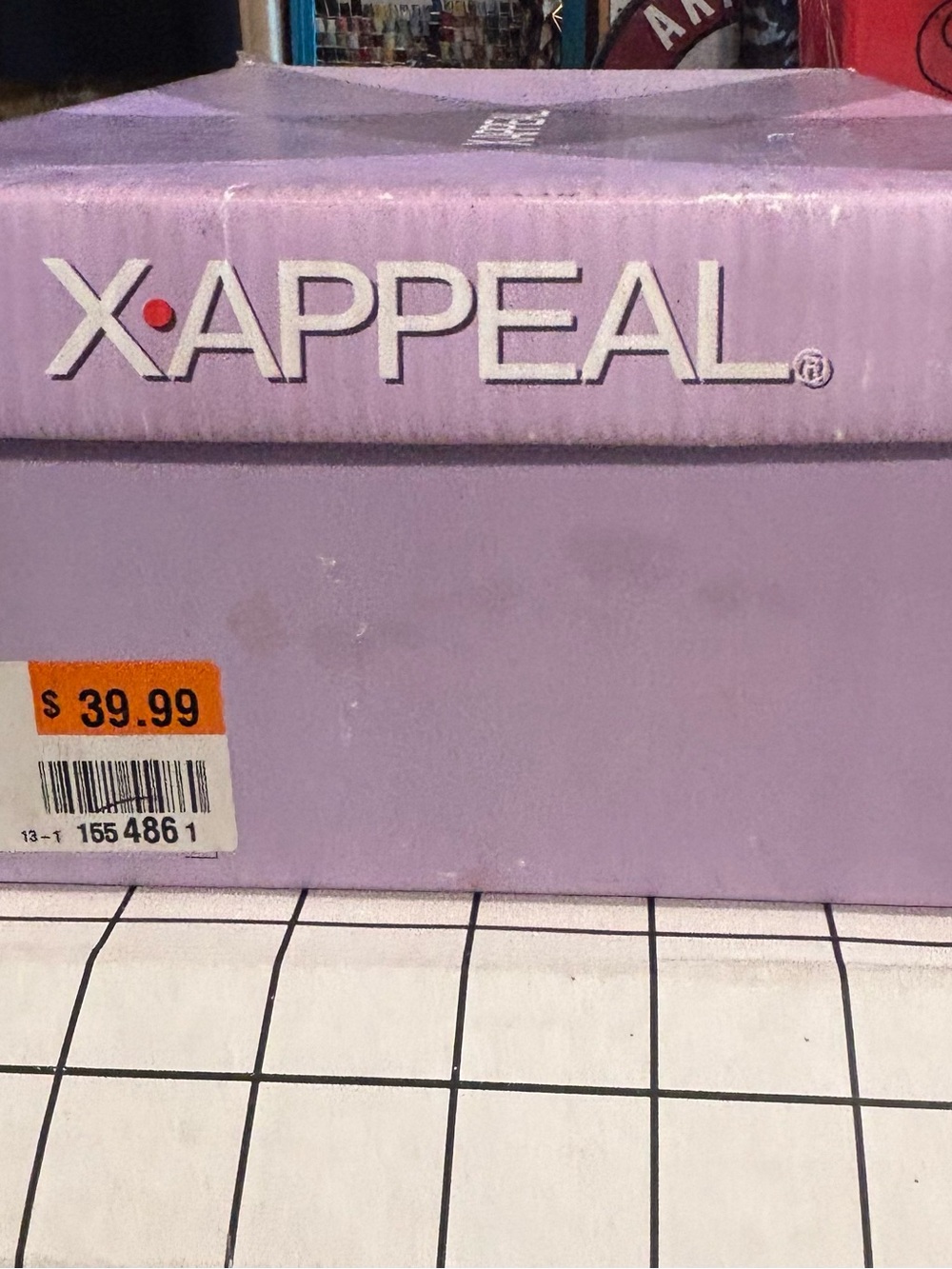 x-appeal Lavender Shoe Box with Logo